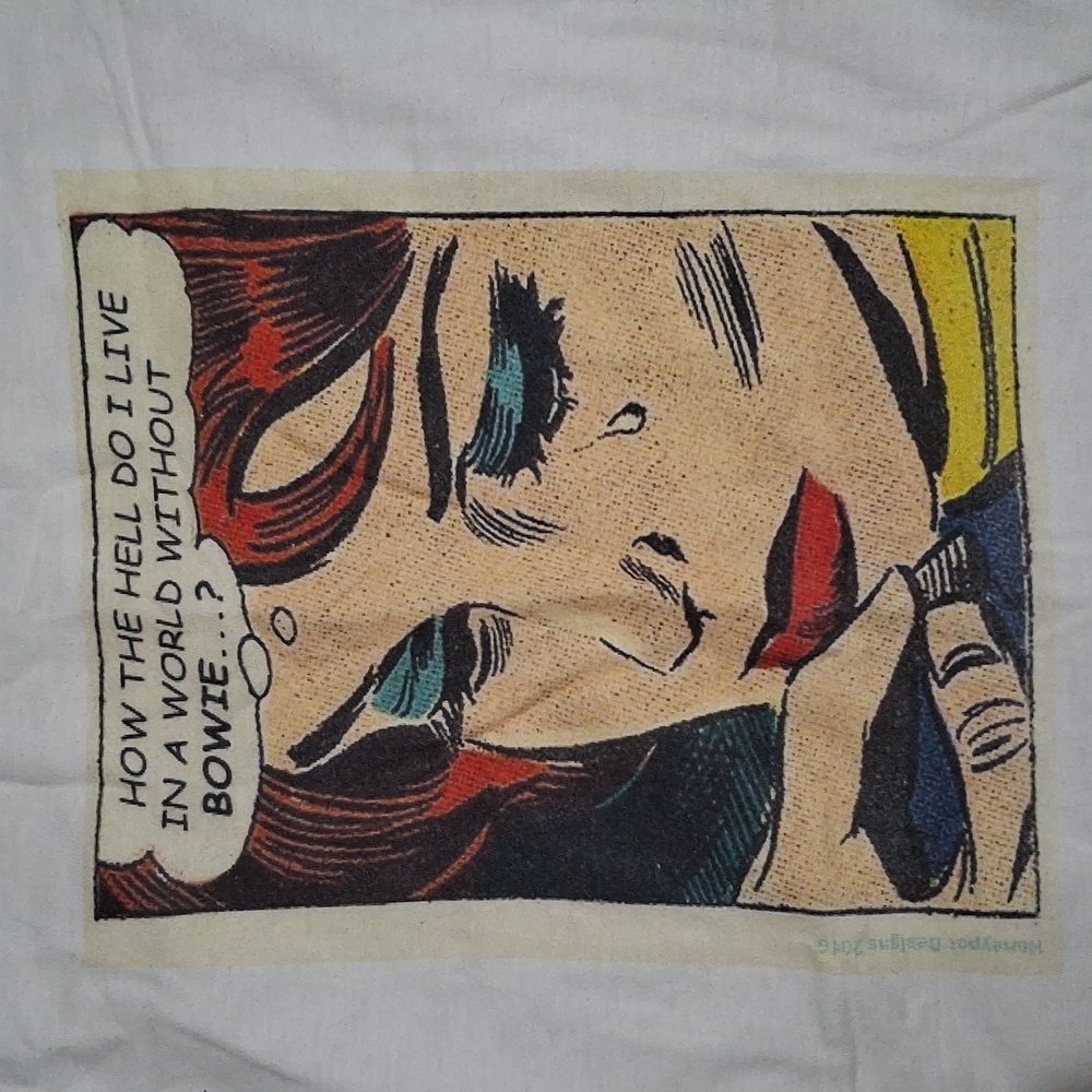 Lichtenstein Comic Bowie Tee